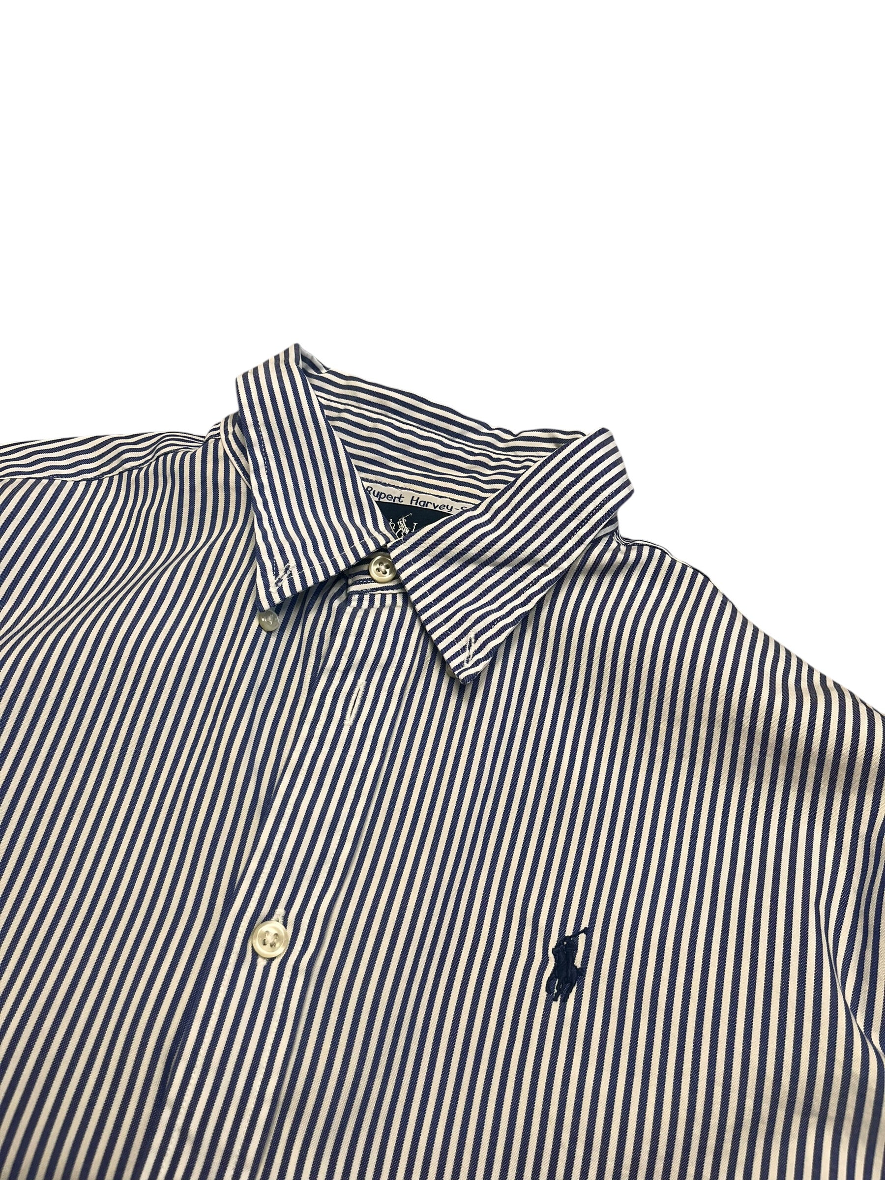 Ralph Lauren Striped Oxford Shirt (S)