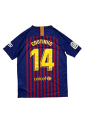 Nike FC Barcelona 2018-19 Home Jersey Coutinho #14 (XS)