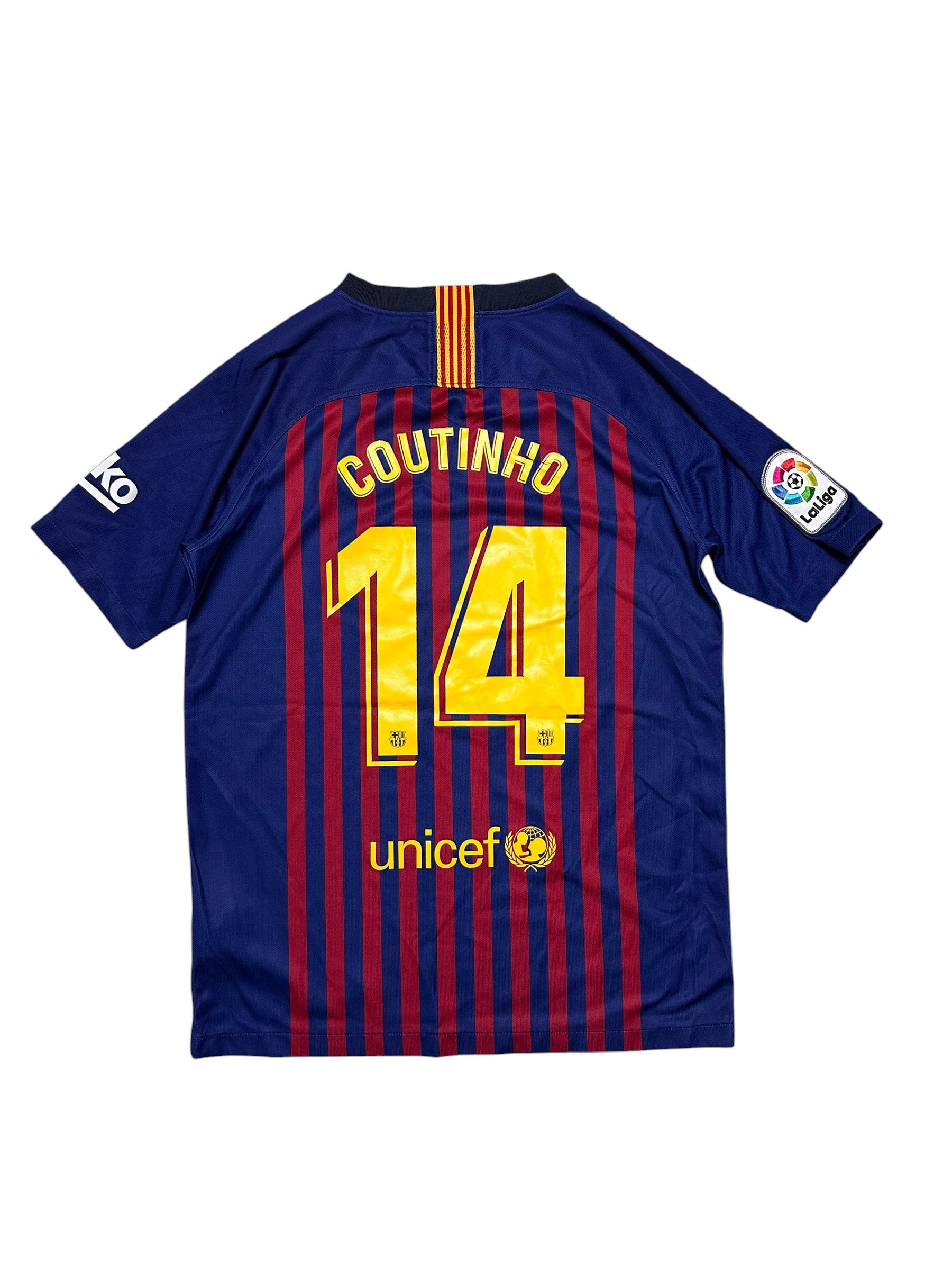 Nike FC Barcelona 2018-19 Home Jersey Coutinho #14 (XS)