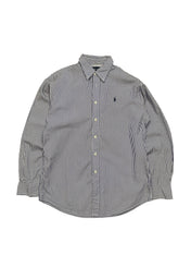 Ralph Lauren Striped Oxford Shirt (S)