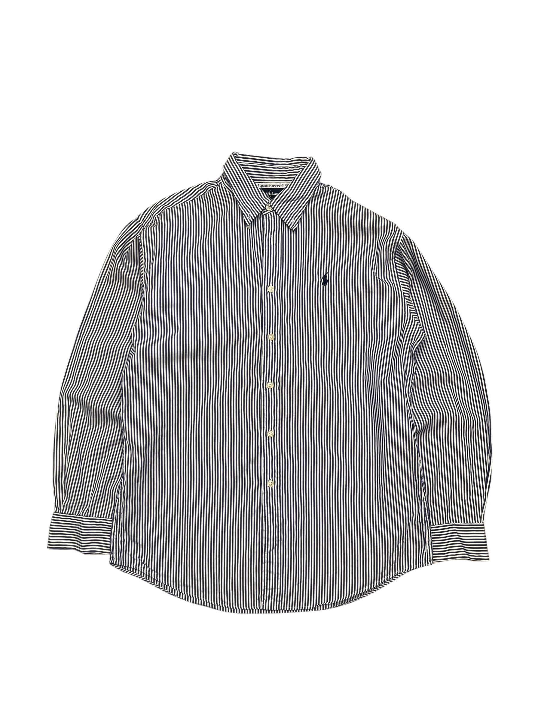 Ralph Lauren Striped Oxford Shirt (S)