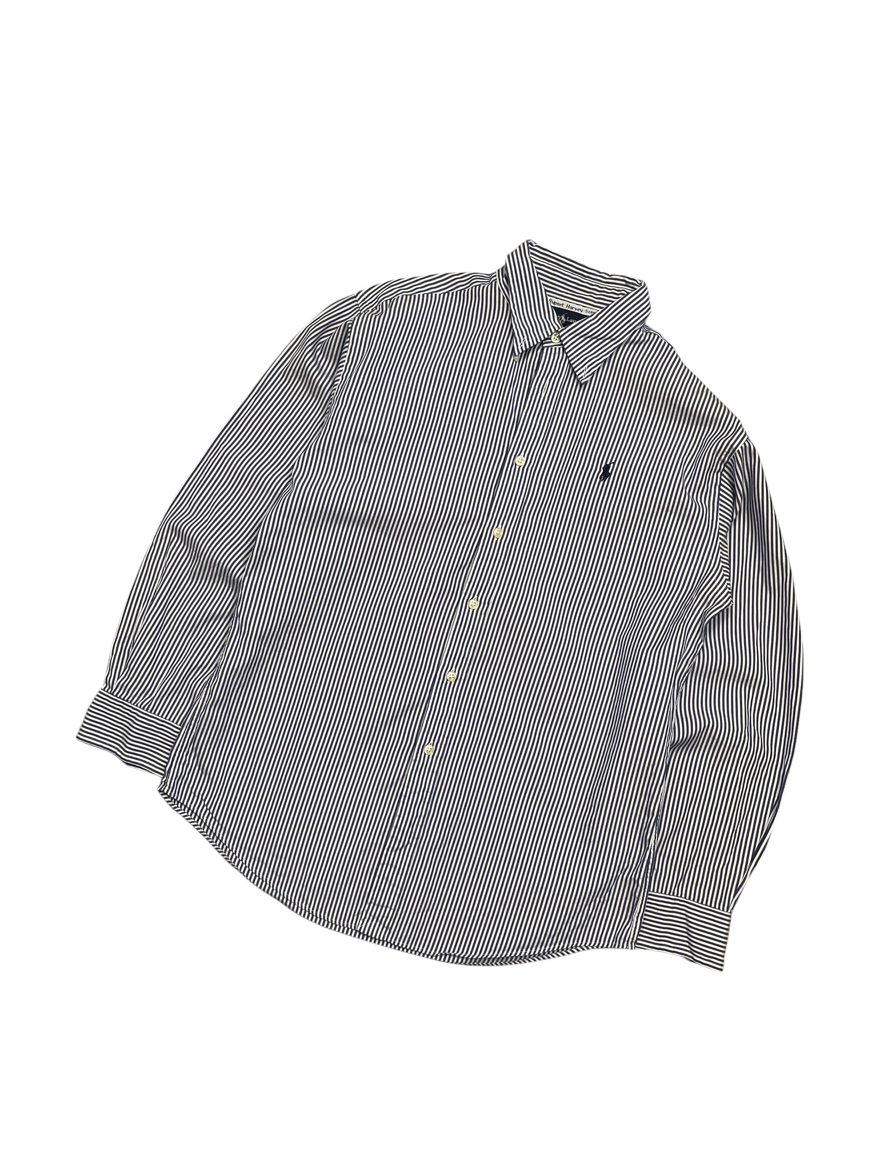 Ralph Lauren Striped Oxford Shirt (S)