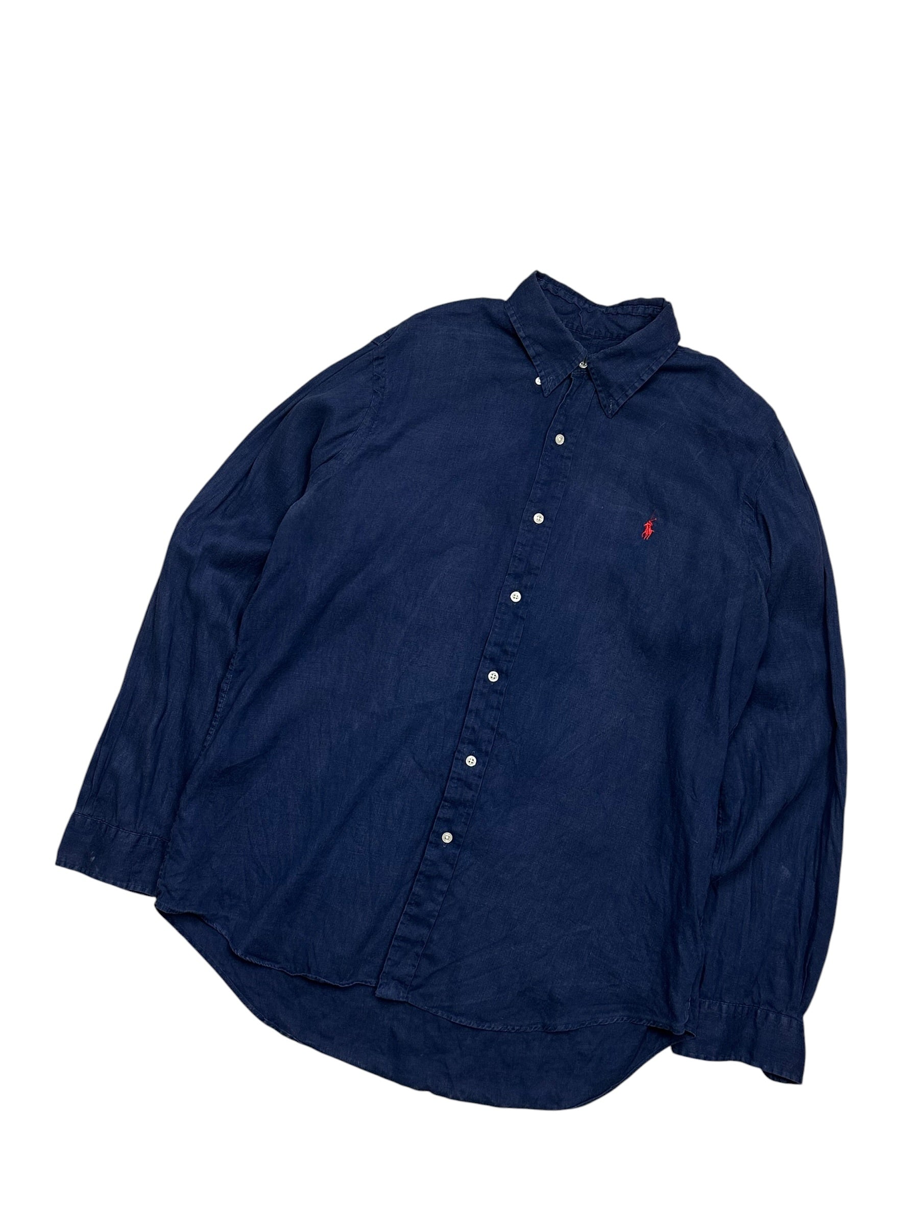 Ralph Lauren Classic Fit Navy Shirt (L)
