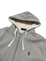 Polo Ralph Lauren Grey Full Zip Up Hoodie (L)