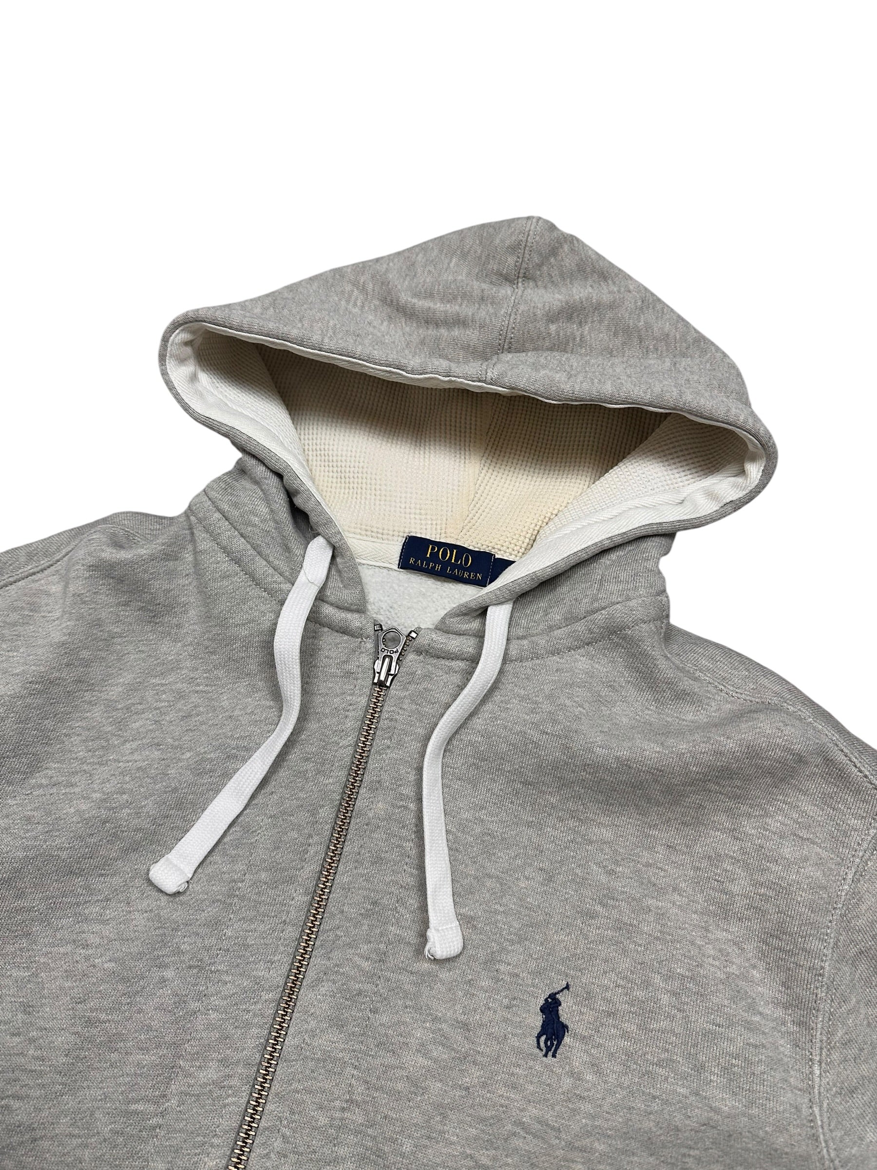 Polo Ralph Lauren Grey Full Zip Up Hoodie (L)